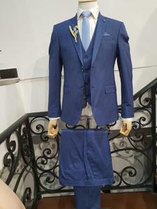 Wholesale price fashion italian style latest design jacket pants <b>men's</b> suits, year new production, high quality - Product Image 6