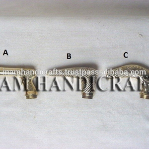 มือจับทองเหลืองสำหรับไม้เท้า,ร่มและไม้เท้า // ไม้เท้าที่จับ - Product Image 4