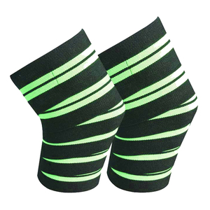 Adjustable Gym Sports Knee Brace Elastic <b>Support</b> Knee <b>Wraps</b> for Training Weightlifting Power Lifting Heavy Elasticity Knee <b>Wrap</b> - Product Image 3