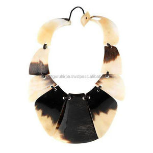 Collar de cuerno hecho a mano de diseñador indio para mujer para bodas, fiestas, aniversarios y compromisos, venta al por mayor - Product Image 1