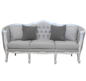 Mueble de madera para sala de estar, mueble de caoba, Indonesia, mueble clásico francés, 3 plazas - Product Image 2