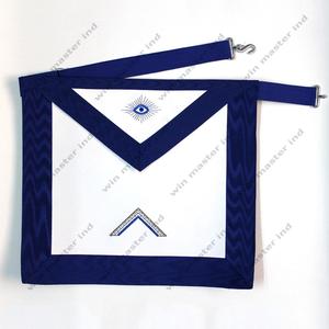 Delantal MASTER WORSHIPFUL, color azul, dorado, 2022 - Product Image 1