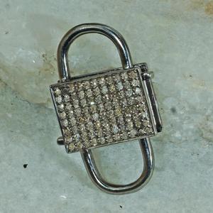 Haute qualité 925 Sterling Silver Pave Diamond Wholesale Finding Fabricant - Product Image 2