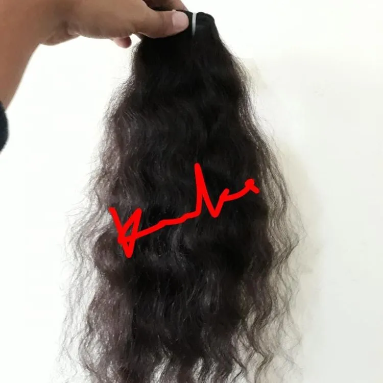 Kualitas Premium Kunci Sempurna Kutikula Penuh Rambut Perawan India Alami