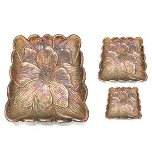 Bandeja de aluminio decorativa para servir con forma moderna y elegante recién llegada para decoración de mesa de comedor de boda con logotipo personalizado - Product Image 4