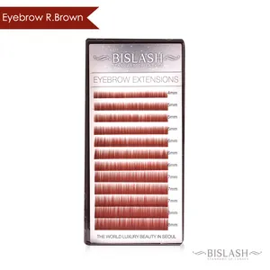 BISLASH/भौं विस्तार लाल ब्राउन 12 लाइनों
