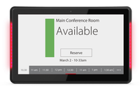 Alimentation murale POE de 10 à 15.6 pouces Salle de réunion Lecteur de tablette Android avec lumière LED colorée