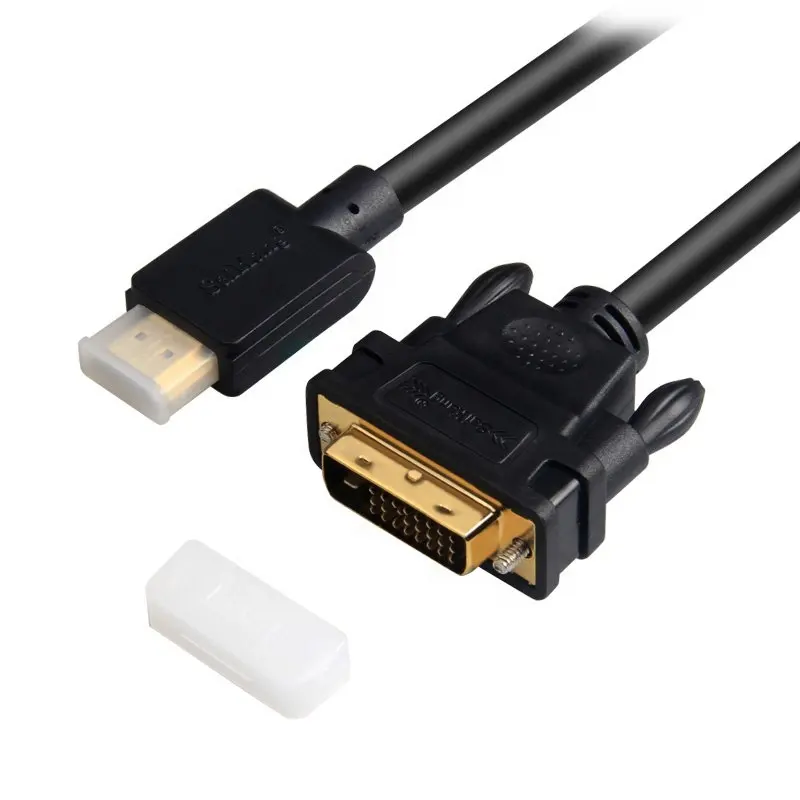 dongguan factory High Speed Hdmi Male To Dvi 24+1 Male Cable Support 1080p Compatible For Ps4 Ps3 Xbox Graphic Card