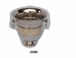 Enfriador de vino de aluminio niquelado, mosaico, madre perla, decoración para fiesta de boda, decoración de Navidad, construcción de Metal duradera - Product Image 3