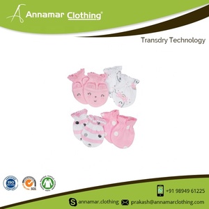 Wholesale Customized Organic Cotton Baby Mittens/ Knitted Baby Mittens - Product Image 5