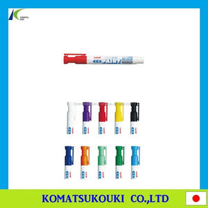 Nouveau stylo marqueur de peinture industrielle aqueuse (rose) pour métal, plastique, caoutchouc, bois, fabriqué au japon - Product Image 2