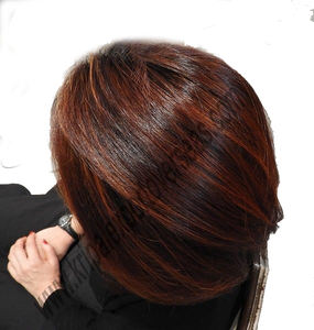 Tinte para el cabello marrón dorado natural a base de hierbas, triple refinado, no alérgico, sin amoníaco, color manufacturado en forma de polvo - Product Image 1