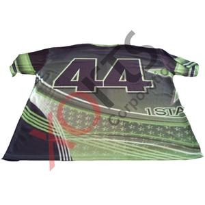 Jersey de ropa deportiva de alto fabricante para hombres de talla grande, uniforme de béisbol de Venta caliente con ropa de práctica técnica impresa - Product Image 6