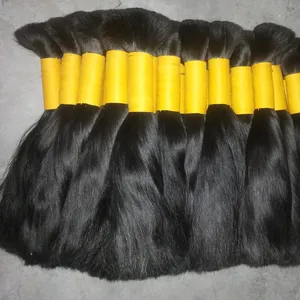 Non Remy Double Drawn Hair Bulk Hair for Chinese Market