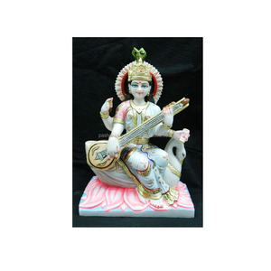 Saraswati de mármol hecho a mano - Product Image 1