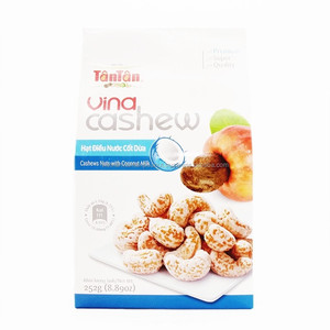 Nueces de Anacardo con Sabor a Leche de Coco, Snack Dulce y Crujiente para Distribución Comercial, Suministro de Fábrica - Product Image 5