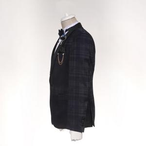 Vente en gros Noir Hommes Costumes Slim Fit Tuxedos Costumes De Mariage Pour Hommes 3 Pièces Prix Hommes Costume Nouveau produit première classe - Product Image 4