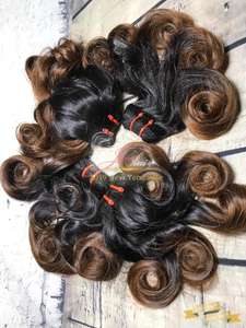 ผมดิบสีสดใสแบบสองชั้น Funmi ผมดิบจากเวียดนาม2023ใหม่ล่าสุด - Product Image 4