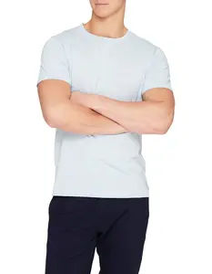 Camiseta orgânica masculina de serviço do oem, camisetas personalizadas