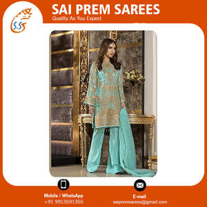 ผ้าฝ้าย100% ปากีสถานส้อมสไตล์ชุดสตรี - Product Image 3