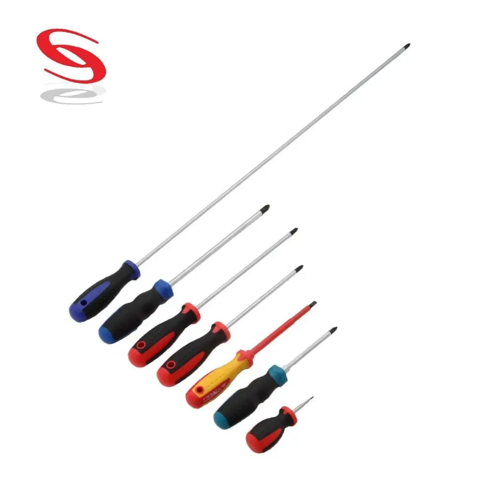 Taiwan durable tournevis slotted insulated screwdriver set