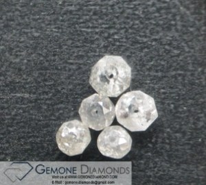 2 à 3 mm perles naturelles à facettes en vrac de diamant blanc à facettes i2 i3 clarté pour la fabrication de bijoux perles de pierres précieuses de diamant fabrication personnalisée - Product Image 2