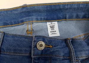 Readymade กางเกงยีนส์ผ้ายืดเข้ารูปสำหรับผู้หญิง,กางเกงผ้าเดนิมแบบหนาเอวสูงกางเกงยืดเข้ารูปฉลากแบรนด์สินค้าบังคลาเทศ Surplus - Product Image 3