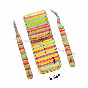 Pince à épiler de marque privée d'extension de cils en acier inoxydable japonais de prix usine pour l'extension de cils - Product Image 3