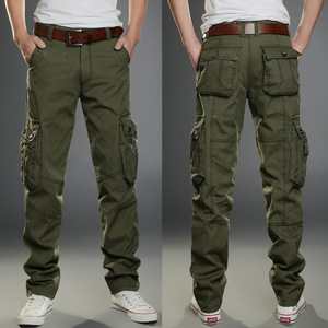 Vêtements sur mesure pour hommes, pantalons cargo, vente en gros, 2018 - Product Image 1
