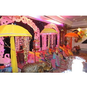 รอยัลปัญจาบ Mehandi เวทีร่มตกแต่งเวทีแต่งงานของชาวฮินดู - Product Image 1