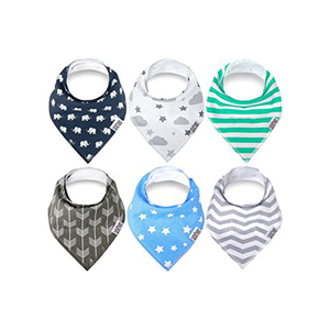 Organic Baby Bandana Bibs with Custom Logo - Product Image 1