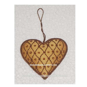 Zari Embroidery Hanging Ornament For Christmas Tree Decoration - Product Image 1
