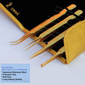 แหนบต่อขนตาแบบพลาสม่าสีทองชุดเครื่องมือใช้งานสำหรับการต่อขนตาแหนบขนตาแบบขายส่ง - Product Image 2