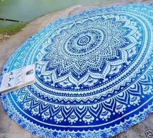 Tapiz de playa bohemio de calidad Premium india, decoración de suelo colgante de pared bohemio de verano Floral, decoración de pared de Mandala étnica impresa - Product Image 1