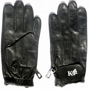 Gants de conduite en cuir unisexes respirants et imperméables de qualité supérieure Keven Impex à doigts entiers avec imprimé - Product Image 1
