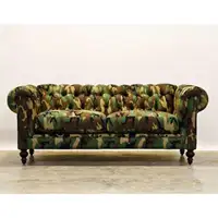 Sofa Bersekat Kain Antik dan Modern
