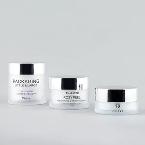 Vasetto Vuoto in <span class=keywords><strong>Plastica</strong></span> per Cosmetici e Cura della Pelle, 20 g 30 g <span class=keywords><strong>50</strong></span> g, Mini Contenitore per Crema - Product Image 1