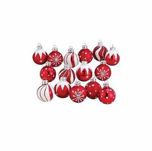 Bonne conception Arbre de Noël classique décoratif en verre boule suspendue styles de fête boule de verre ornement - Product Image 1