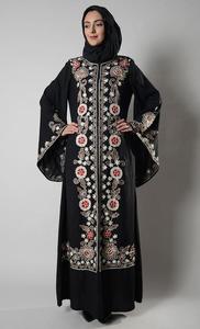 Abayas à manches longues de la meilleure qualité 2018-2019 pour les femmes musulmanes modestes et hijabées - Product Image 2