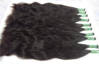Cheveux humains vierges indiens en vrac, Remy, lisses naturels, qualité supérieure 6A-10A, VENTE FLASH