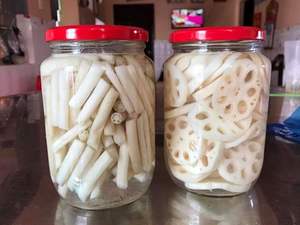 Tranches de racine de lotus marinées à la noix de coco en saumure - Product Image 4