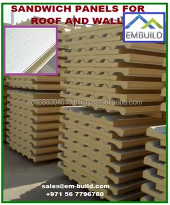 Panel sandwich PU/panel sandwich (PUF), atap dan dinding panel sandwich busa poliuretan, panel sandwich PUR