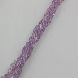 Haute qualité 1 brin naturel rose améthyste pierres précieuses pépites à facettes perles en forme pour bijoux Bracelet collier utilisation - Product Image 6