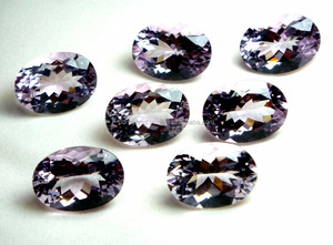 100% amatista Rosa Natural calibrada tamaño de calidad superior corte facetado certificado piedra preciosa suelta piedra preciosa para uso en joyería - Product Image 3