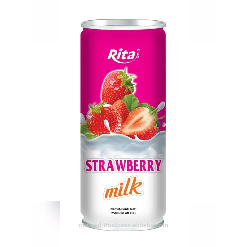 शुद्ध स्ट्रॉबेरी स्वाद दूध