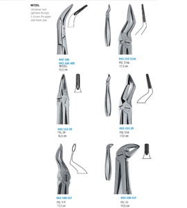 Nuevos fórceps de extracción Dental, alicates de dientes, fórceps de extracción, juego de instrumentos quirúrgicos dentales, embalaje personalizado de acero inoxidable - Product Image 1