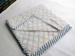 Manta de algodón orgánico para bebé, edredón con estampado de bloque de mano, bonito edredón de algodón indio, 100% puro - Product Image 2