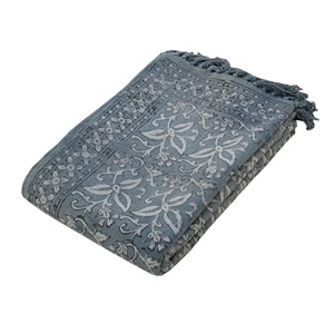 พรมผ้าฝ้าย4X6ฟุต,พรมทอมือสไตล์โบโฮโบราณ Dhurrie พิมพ์ลายบล็อกมือสไตล์อินเดีย - Product Image 6