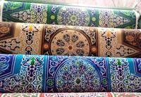 AA127 Zahereen Tissu Textile Égyptien pour Décoration Murale Ramadan, Rouleaux de Tissu Coloré, Tissage Trame Tricotée, Réutilisable, Léger, Doux, 30m