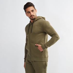 Survêtement de sport fermeture éclair pour femme, haut de Gym, coupe cintrée, POLY, à cordon de serrage, fermeture éclair complète, Logo brodé, 2 poches - Product Image 6